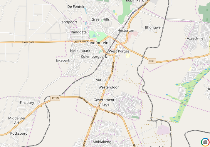 Map location of Orion Park